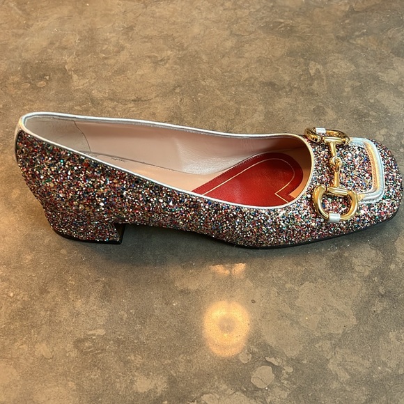 Gucci Lovelight Crystal ballet flat with horsebit - Picture 4 of 15